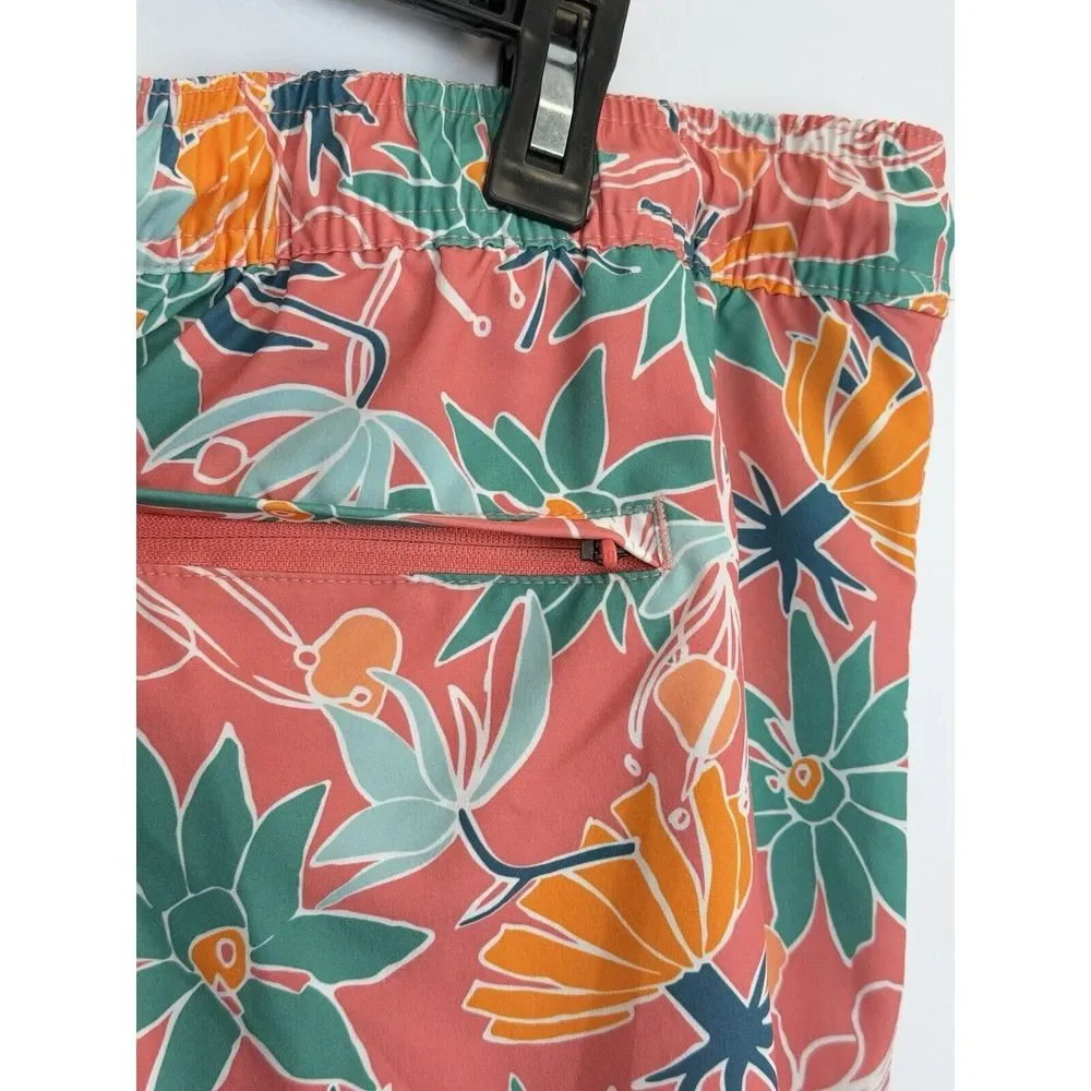Goodfellow & Co Men's Swim Trunk Shorts Quick Dry Swimsuit, Multi Floral‎ XXL